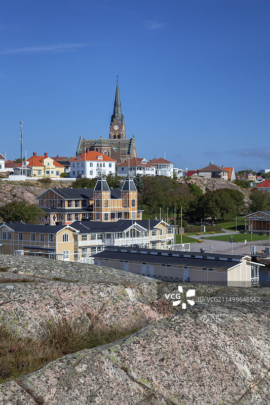 瑞典博胡斯伦吕瑟希尔房屋景观图片素材