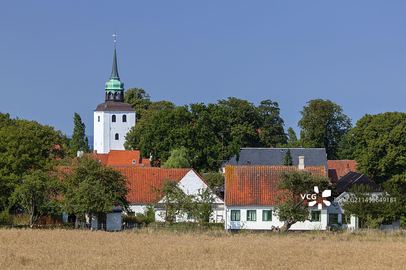 丹麦南丹麦大区艾尔岛艾罗斯科宾景色图片素材