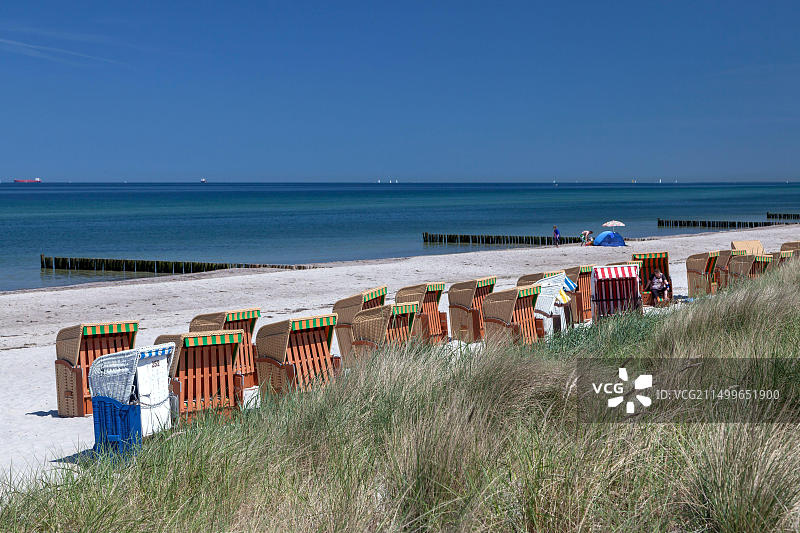 德国梅克伦堡-前波美拉尼亚海利根达姆波罗的海海滩水疗度假村风光图片素材