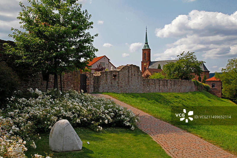 德国巴登-符腾堡州内卡格明天主教堂图片素材