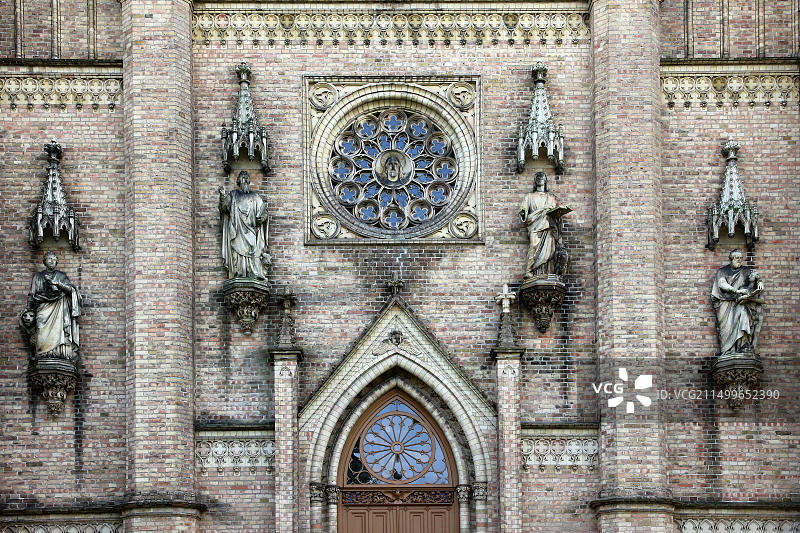 德国诺伊施特雷利茨城堡教堂四使徒图片素材