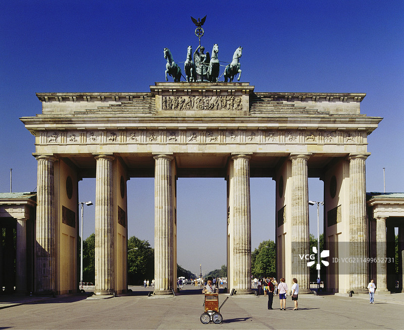 德国柏林勃兰登堡门图片素材