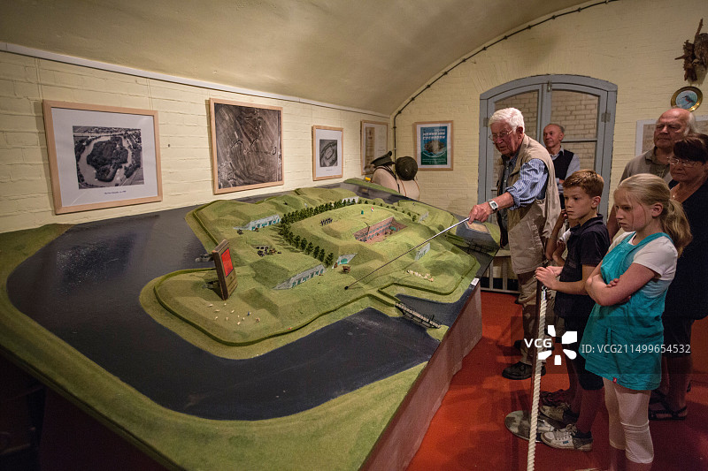 荷兰阿布库德堡：阿姆斯特丹防线联合国教科文组织世界遗产图片素材