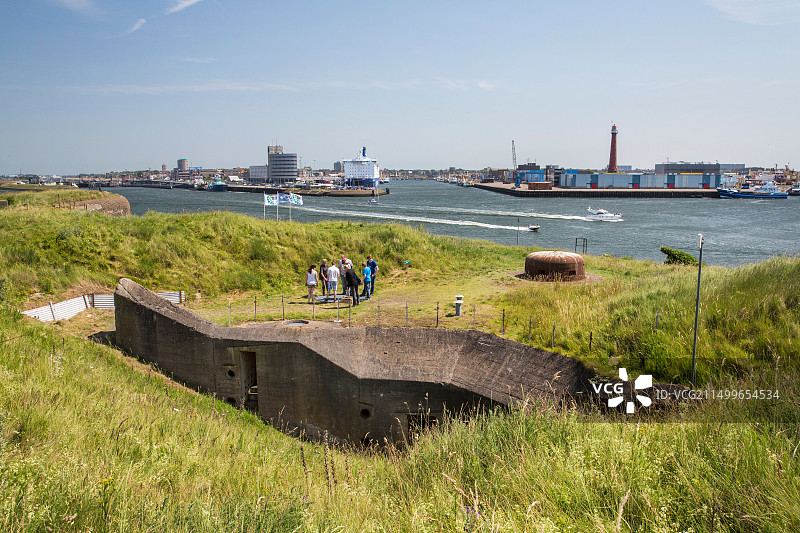 荷兰阿姆斯特丹防线福泰兰岛图片素材