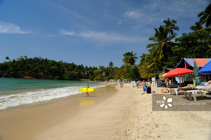 斯里兰卡希里凯蒂亚海滩图片素材