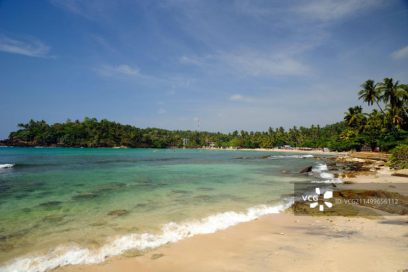 斯里兰卡希里凯蒂亚海滩图片素材