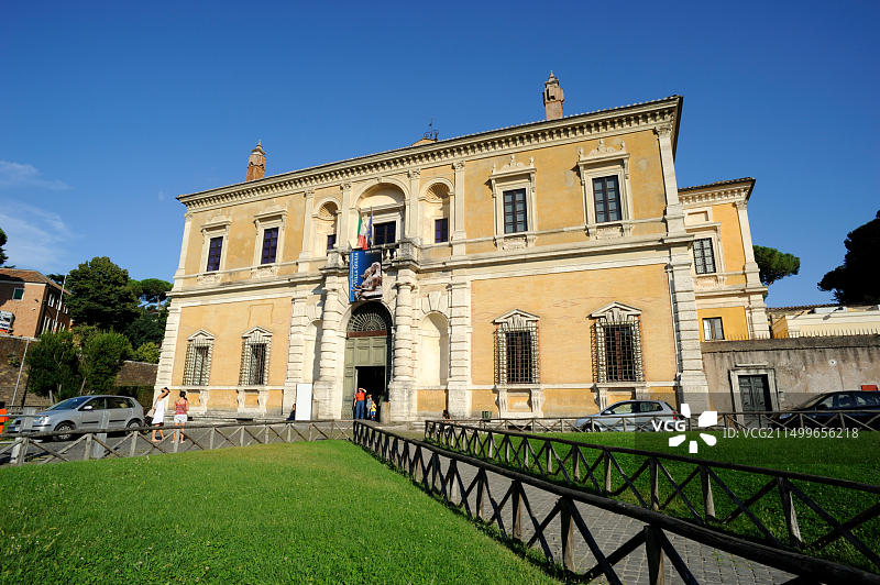 意大利罗马朱利亚别墅伊特鲁里亚国家博物馆图片素材