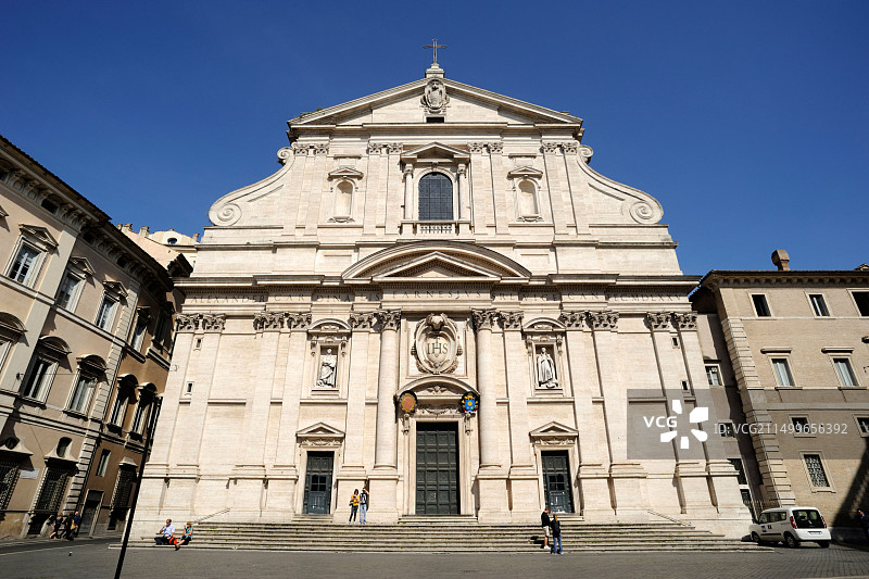 意大利罗马耶稣教堂图片素材