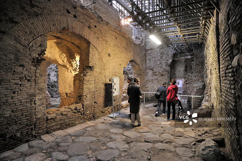 意大利罗马国家罗马博物馆巴尔比地下室东南区图片素材