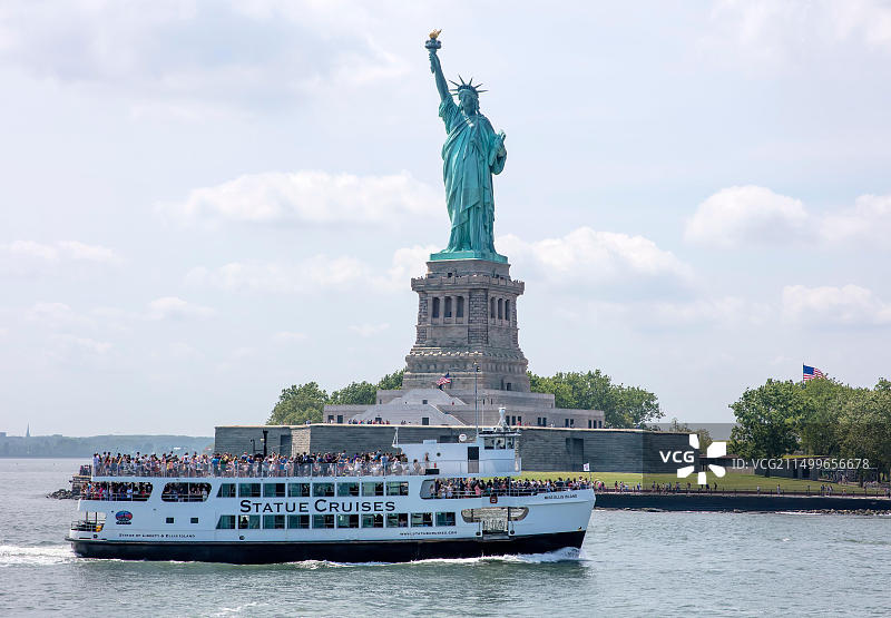 纽约自由女神像图片素材