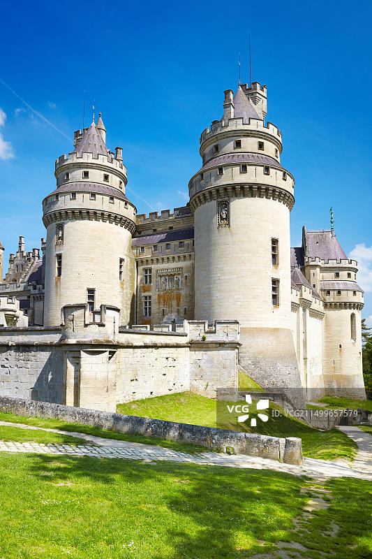 法国皮卡第皮埃尔丰城堡图片素材