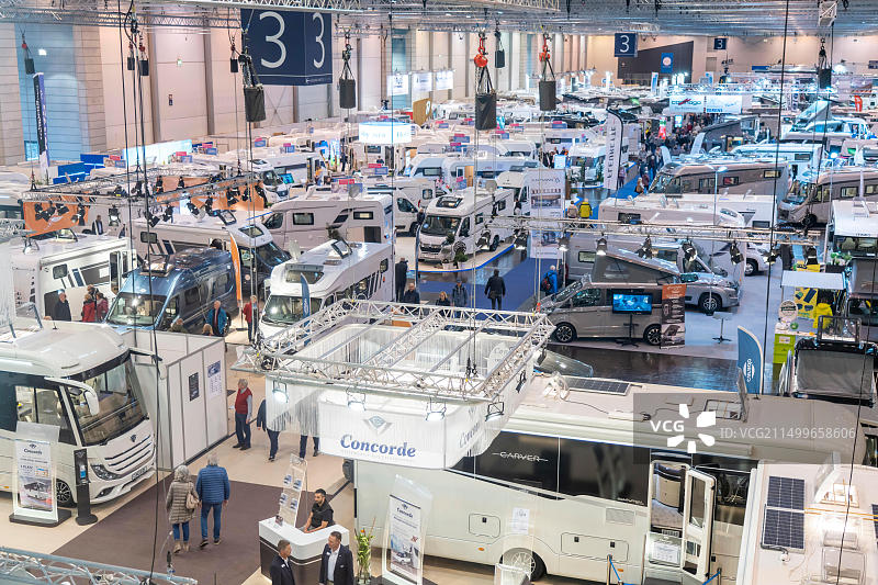 旅行露营展览会：房车及旅游用品图片素材