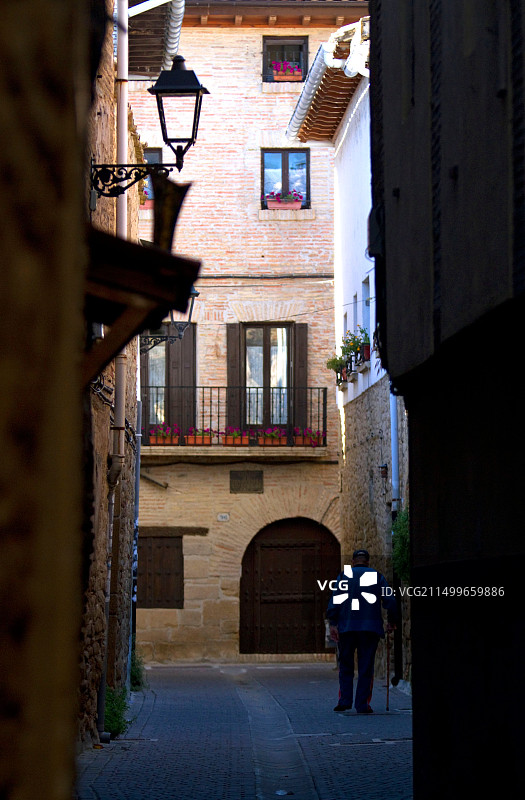 西班牙普恩特拉雷纳街景图片素材