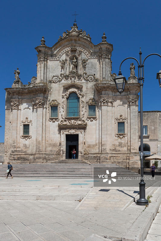 马泰拉，巴西利卡塔，意大利，旅游图片素材