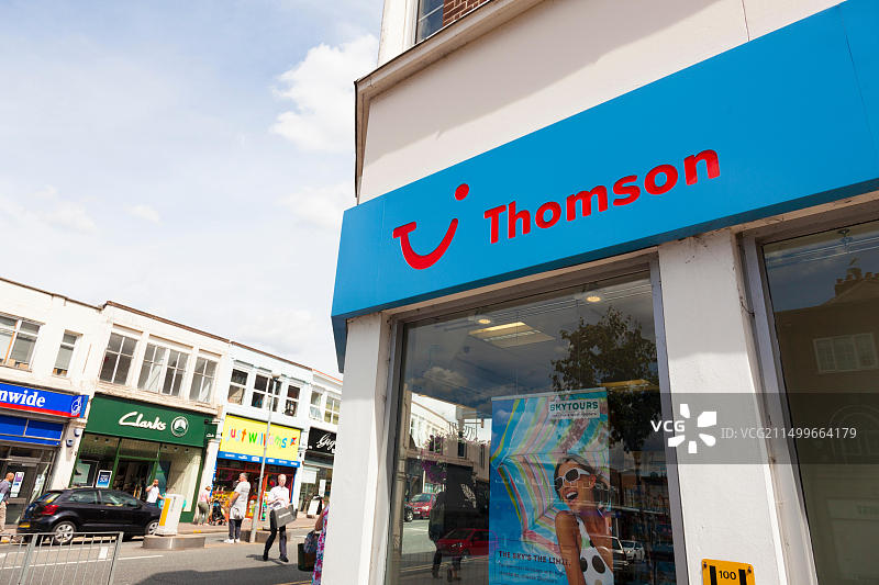汤姆森旅行社店面（英国肯特贝肯汉姆）图片素材