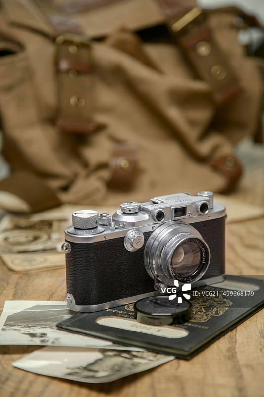 复古旅行摄影概念图片素材