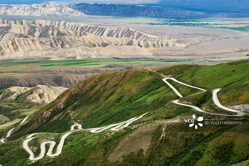 吉尔吉斯斯坦纳伦州地区景观图片素材