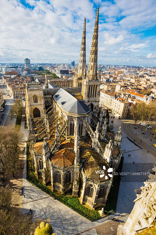 法国阿基坦波尔多圣安德鲁斯大教堂图片素材