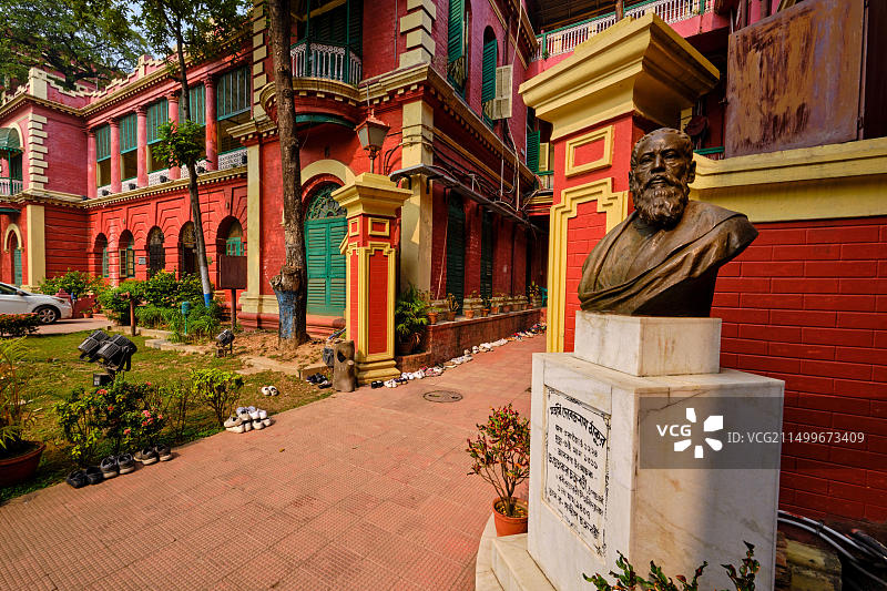印度西孟加拉邦加尔各答：泰戈尔故居图片素材