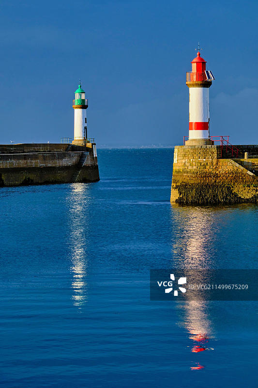 法国莫尔比昂格鲁瓦岛蒂迪港图片素材
