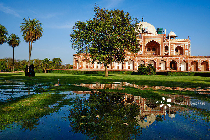 印度德里胡马雍陵图片素材