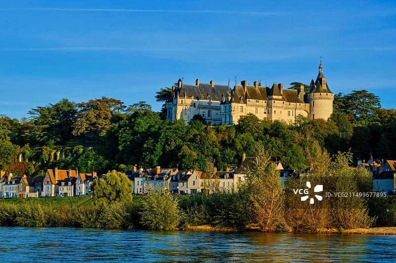 法国卢瓦尔河谷肖蒙城堡（联合国教科文组织世界遗产）图片素材