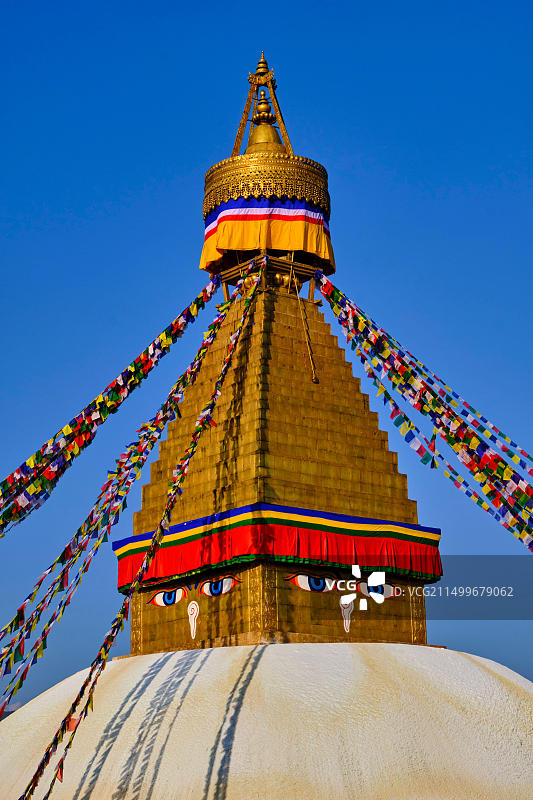 尼泊尔加德满都谷地博德纳特佛塔图片素材