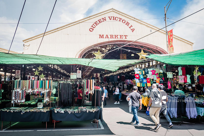 墨尔本维多利亚女王市场图片素材