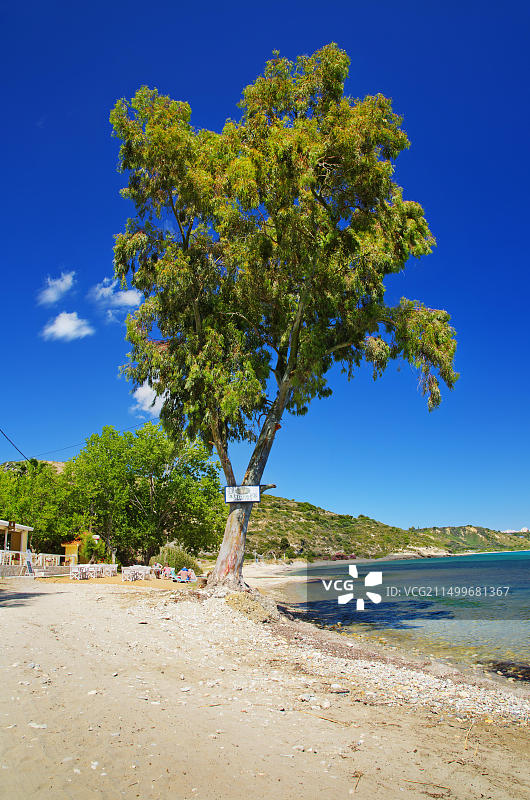 希腊凯法利尼亚凯特利奥斯Albouru小酒馆外景图片素材