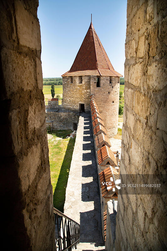 摩尔多瓦本德尔的16世纪奥斯曼堡垒图片素材