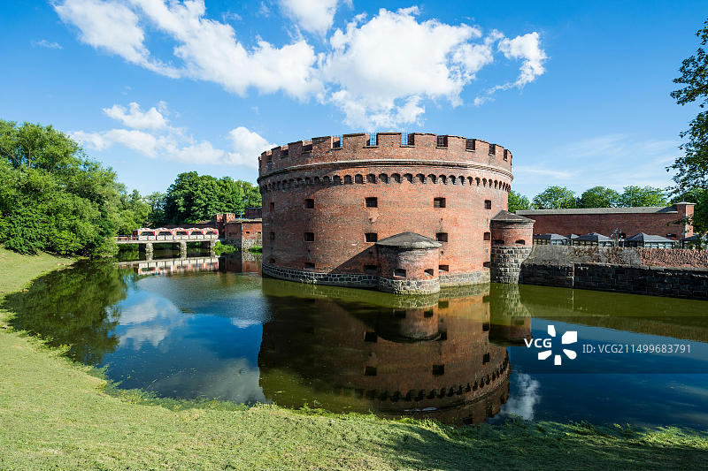 琥珀博物馆：位于俄罗斯加里宁格勒的堡垒塔楼内图片素材