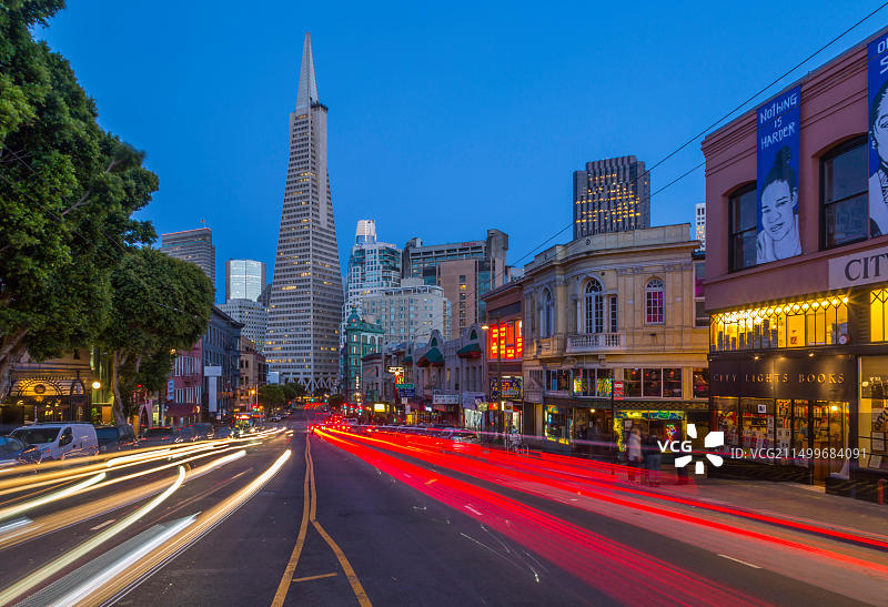 美国加利福尼亚州旧金山泛美金字塔图片素材