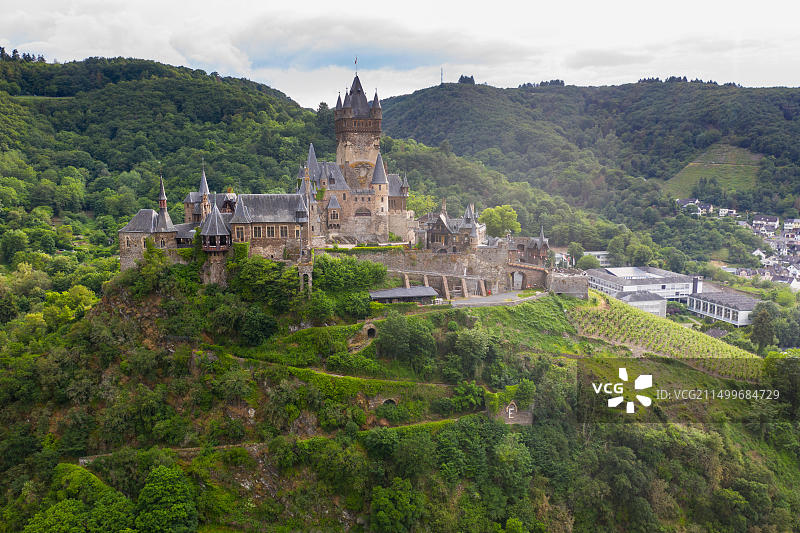 德国莱茵兰-普法尔茨科赫姆的帝国城堡图片素材