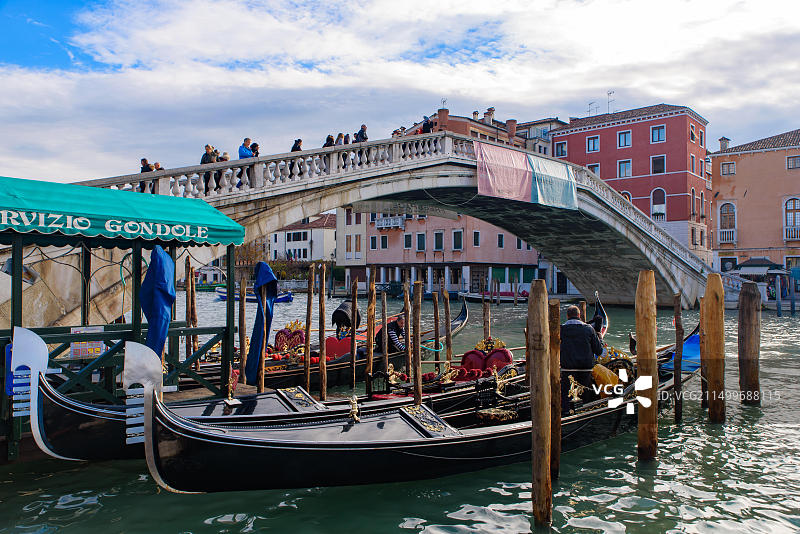 意大利威尼斯斯卡尔齐桥图片素材