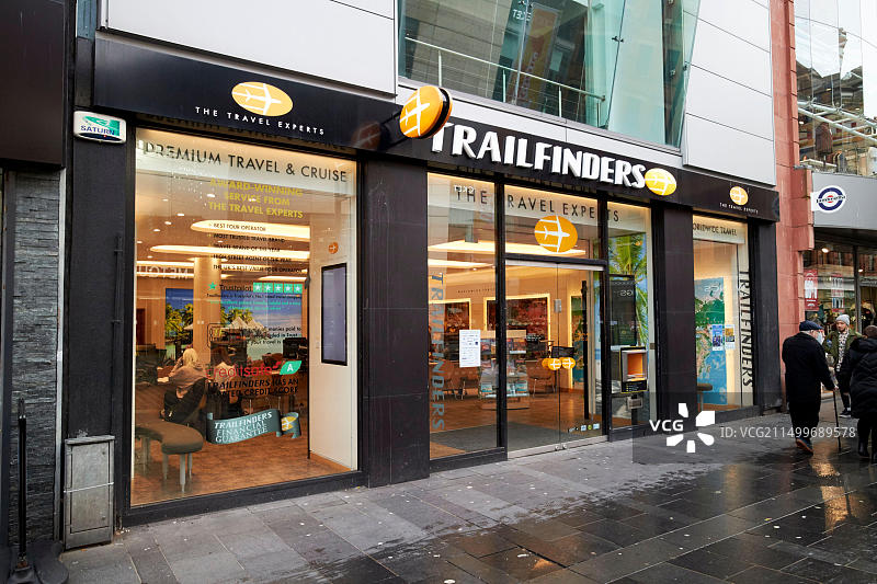 英国利物浦的拓荒者旅行社图片素材