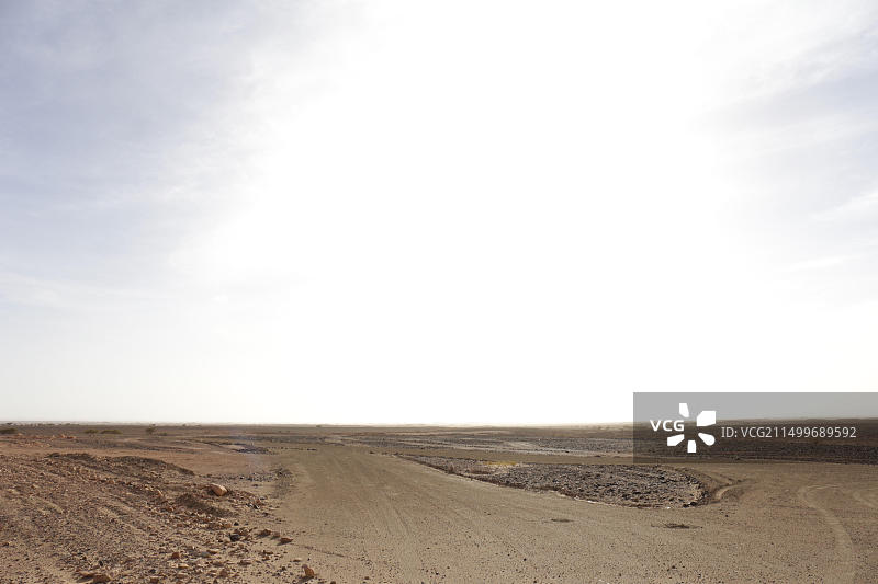 摩洛哥扎戈拉塔梅格鲁特N9公路路线图片素材