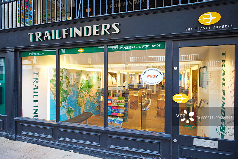 英国柴郡切斯特桥街的旅行中心图片素材