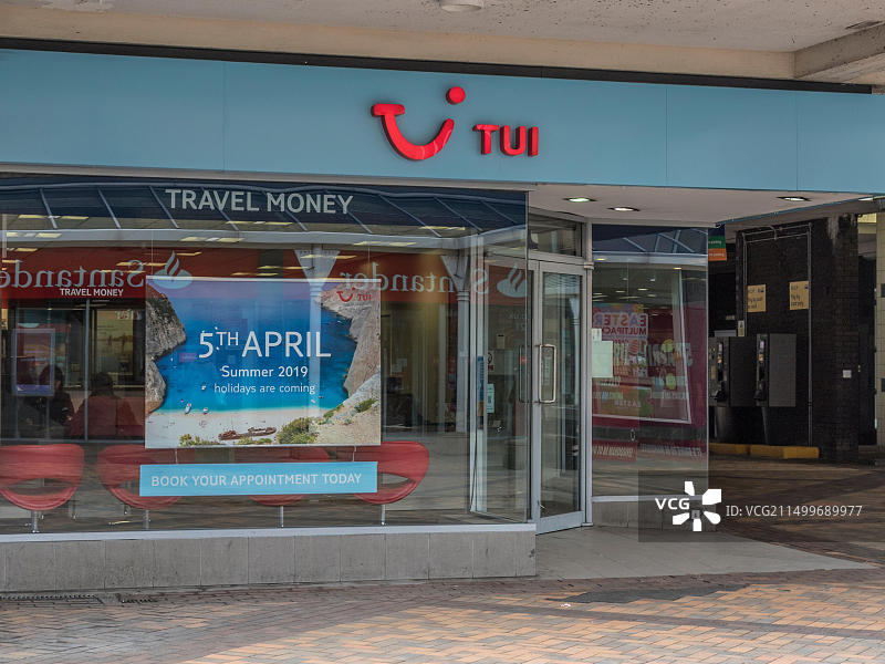 TUI旅行社Stockport市中心购物区Merseyway图片素材