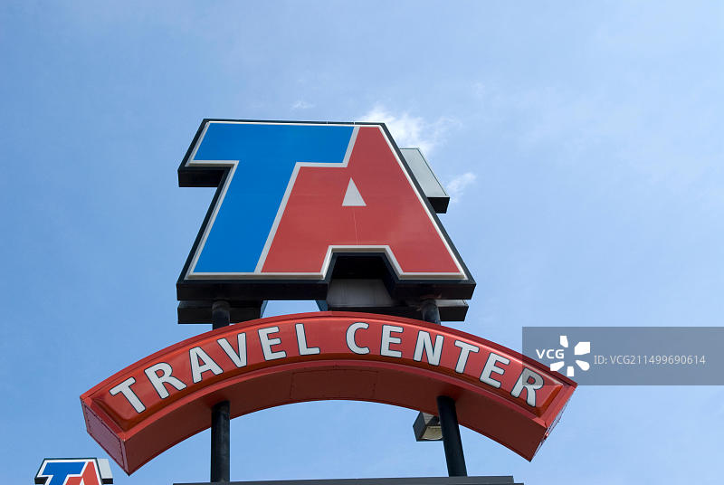 美国旅行中心标志图片素材