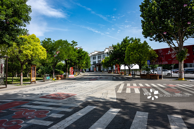 西安泾河新城茯茶镇景区图片素材