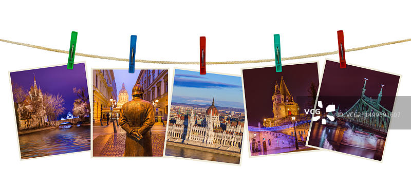 布达佩斯旅行照片集（我的照片），用衣夹夹住图片素材