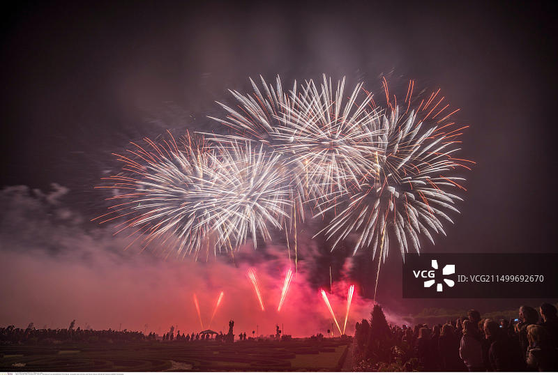 德国下萨克森州汉诺威国际烟花比赛图片素材