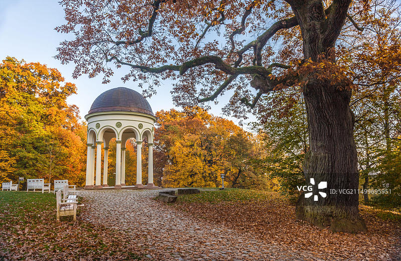 德国黑森州威斯巴登尼禄山寺庙风光图片素材
