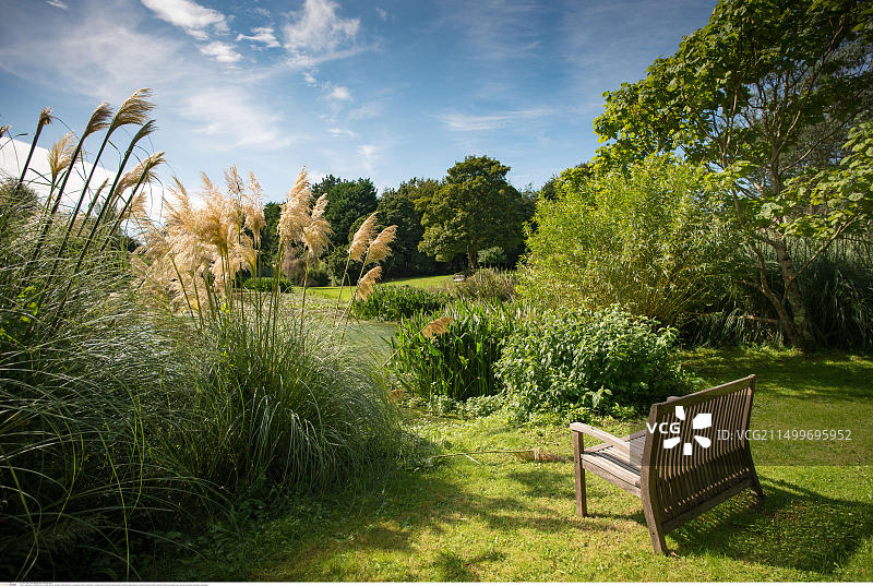 地理/旅游，英国康沃尔马利恩Bonython庄园卫士图片素材