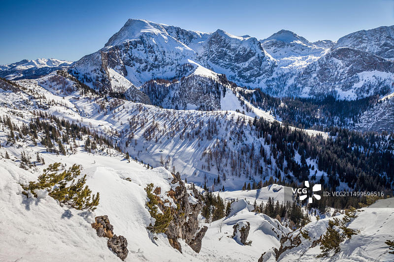 德国巴伐利亚国王湖畔舍瑙风光图片素材