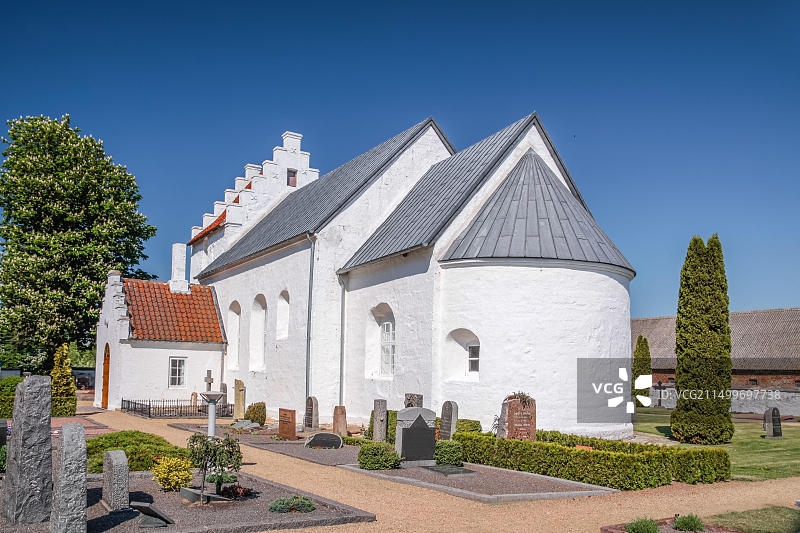 丹麦博恩霍尔姆岛阿基尔克比风光图片素材