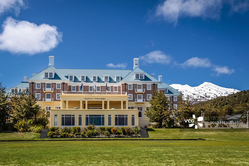 新西兰马纳瓦图-旺加努伊地区的瓦卡帕帕村风光图片素材