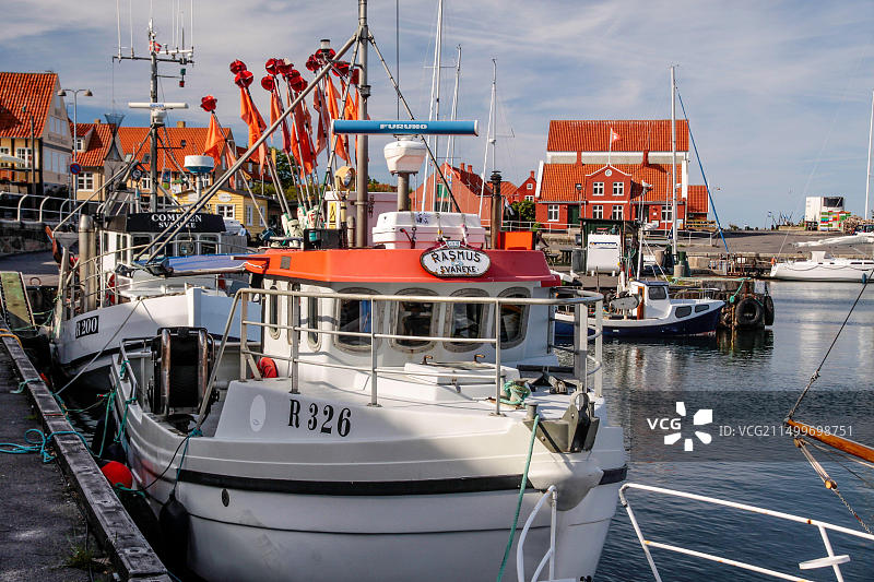 丹麦博恩霍尔姆岛：斯瓦内克风光图片素材