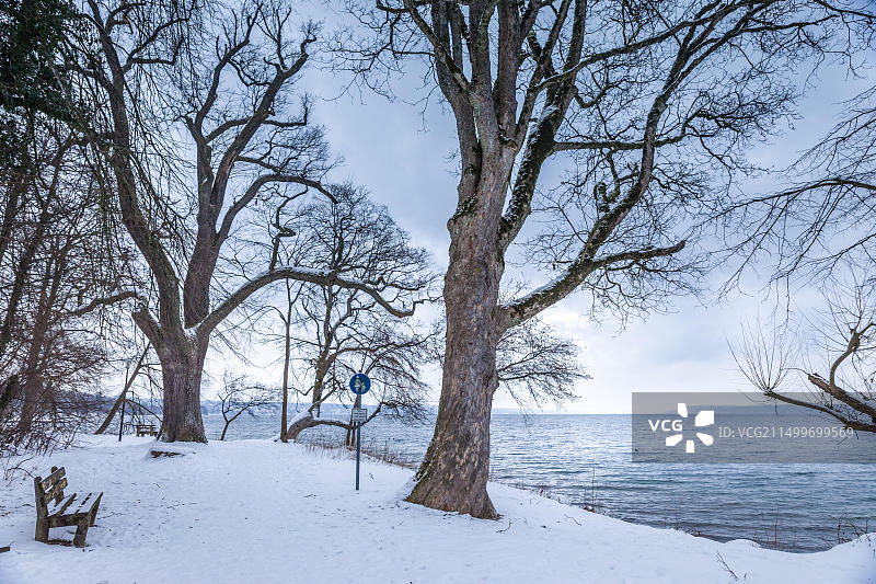 德国巴伐利亚州施塔恩贝格湖畔贝尔恩里德风光图片素材