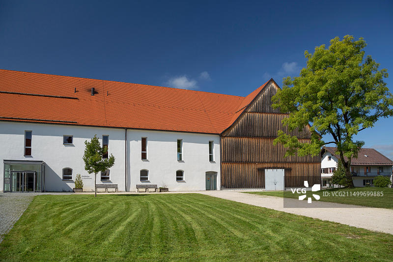 德国巴伐利亚施泰因加登：福伦霍夫和圣约翰教堂图片素材